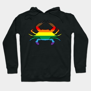 Blue Crab: QPoC Pride Hoodie